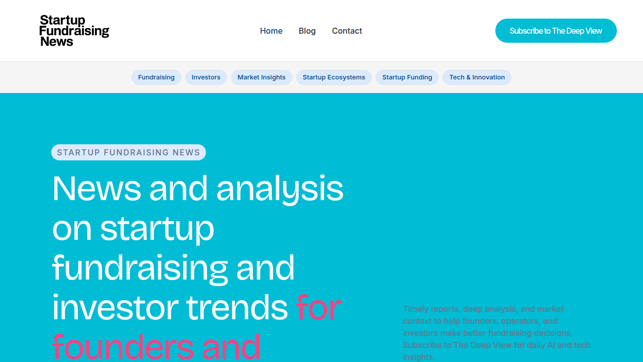 Explore resources for startup founders navigating investor categories and positioning their companies.