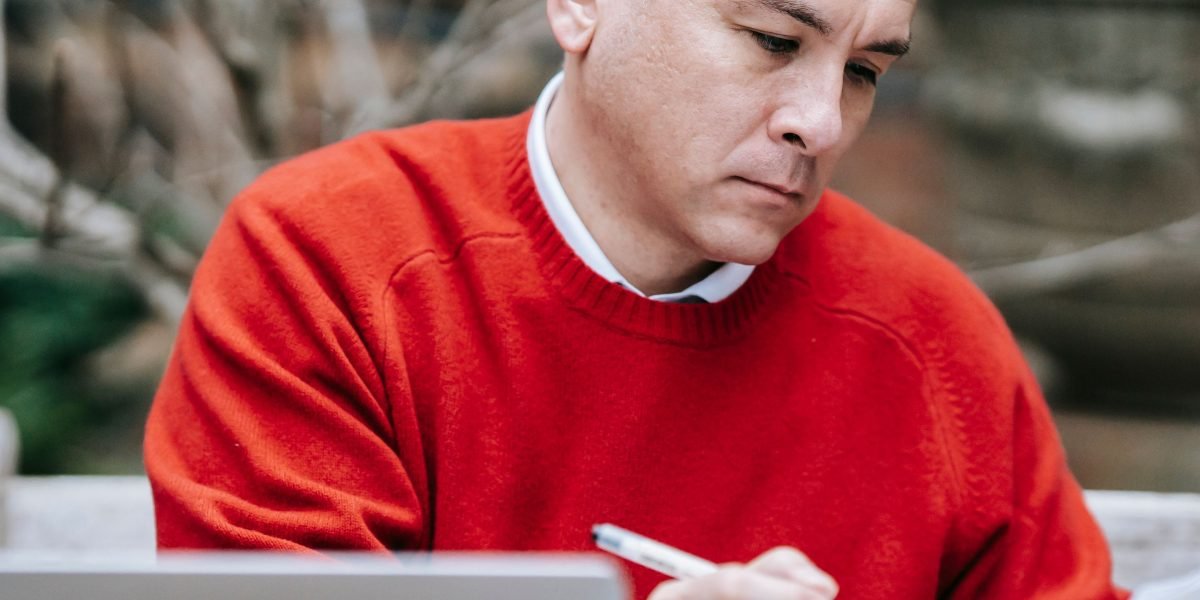 A founder meticulously researching potential investors and conducting due diligence to ensure alignment.