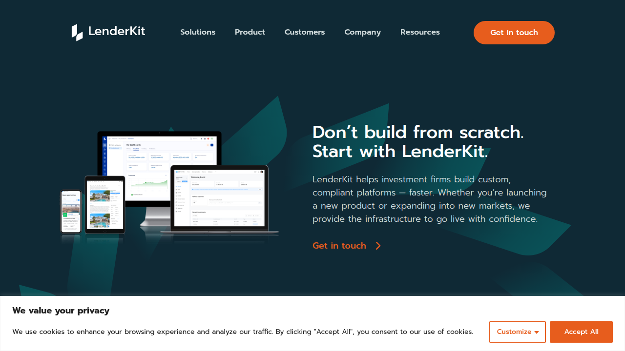 Screenshot of LenderKit's blog discussing the differences between private placements and crowdfunding.