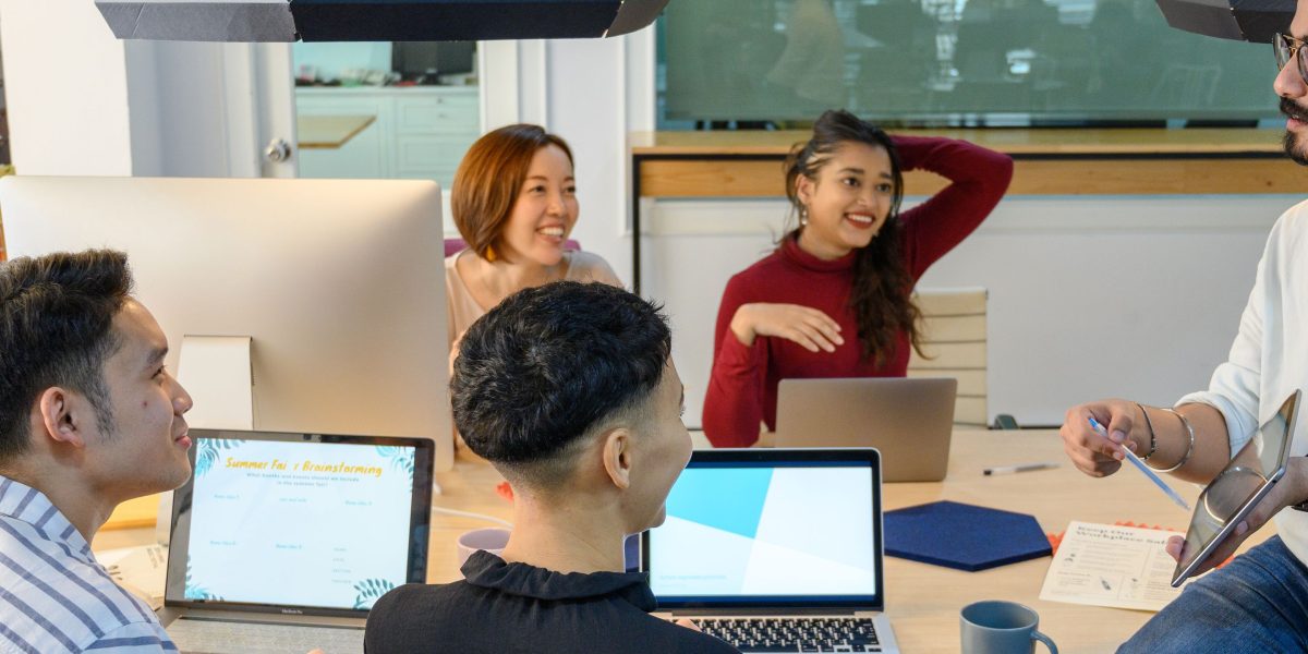 A team collaborating to integrate diverse data and automation into unified solutions.