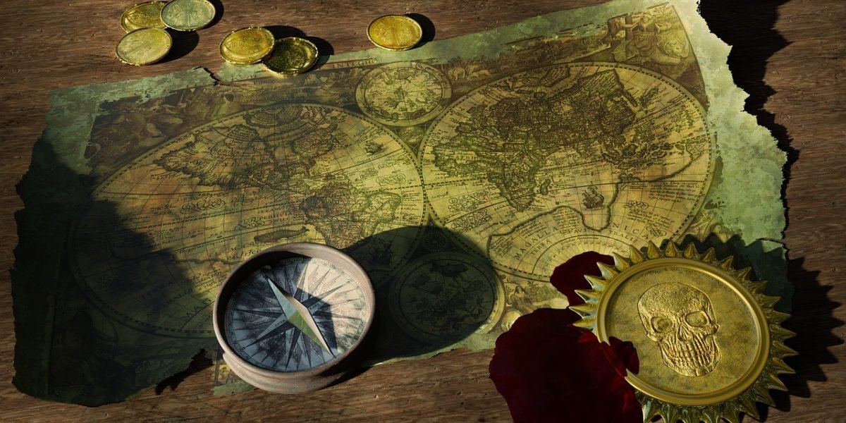 A group of professionals in an office looking at a large map, discussing potential locations for business expansion.