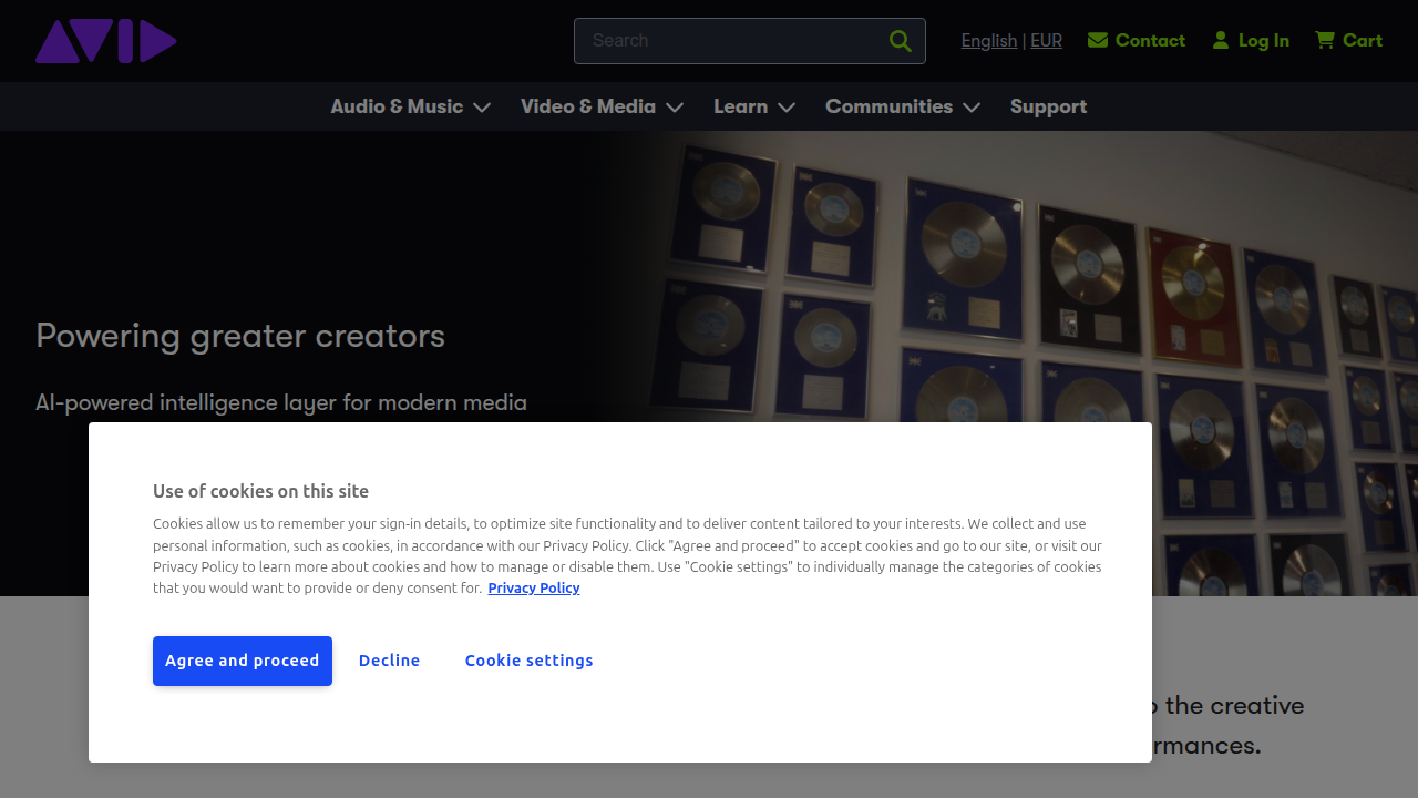 Explore Avid Technology's official website to understand their media production tools and solutions.