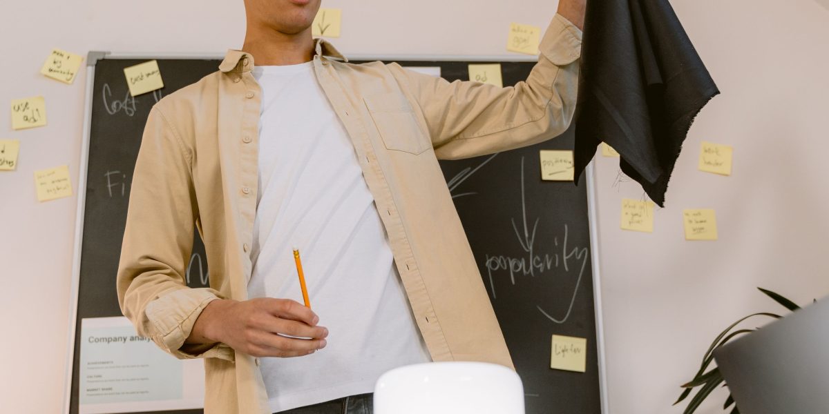 An entrepreneur passionately presenting a groundbreaking idea to potential early-stage investors.