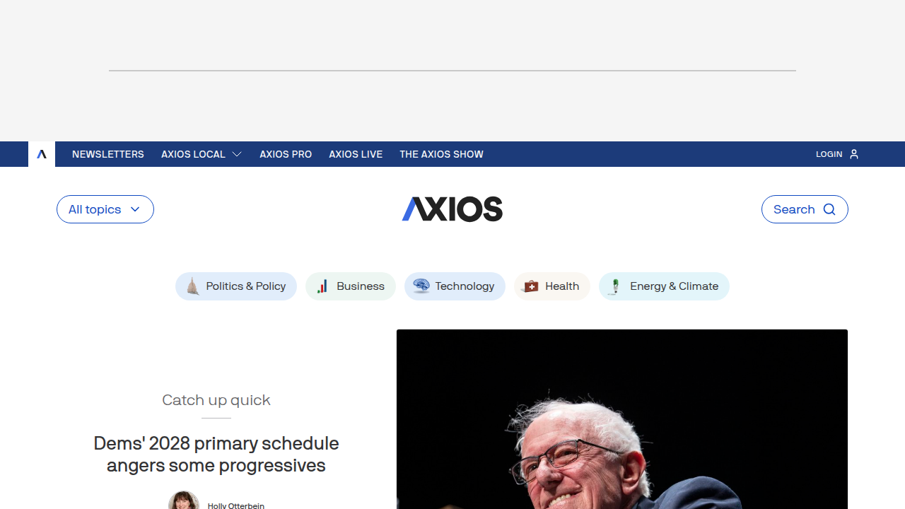 Explore the latest business and tech news from Axios, a leading source for venture capital trends.