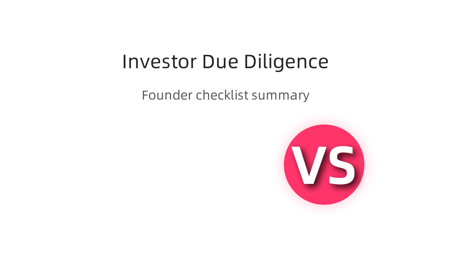 A checklist for founders to evaluate potential capital investment groups and ensure alignment with business goals.