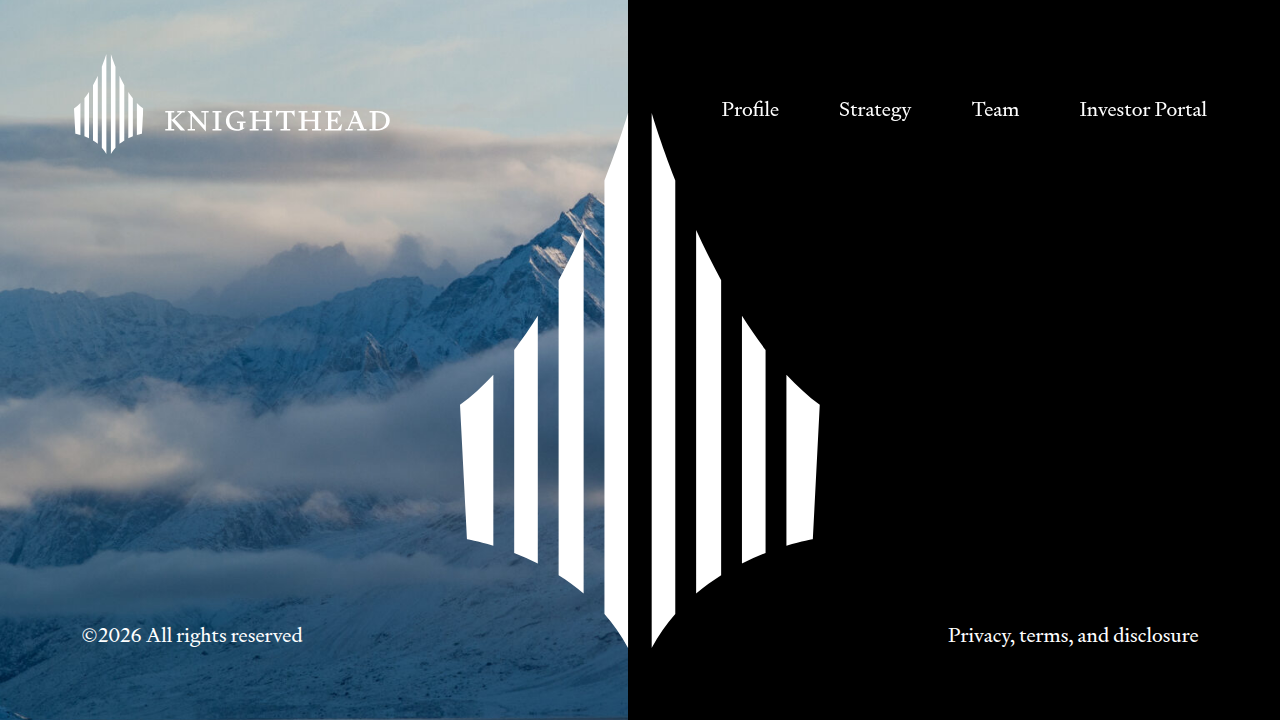 The official homepage of Knighthead Capital Management, detailing their firm.